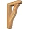 Ekena Millwork Funston Craftsman Rough Sawn Bracket w/ Offset Brace, Western Red Cedar, 6"W x 24"D x 36"H BKT0604X24X36FST04RWR - alternate 1